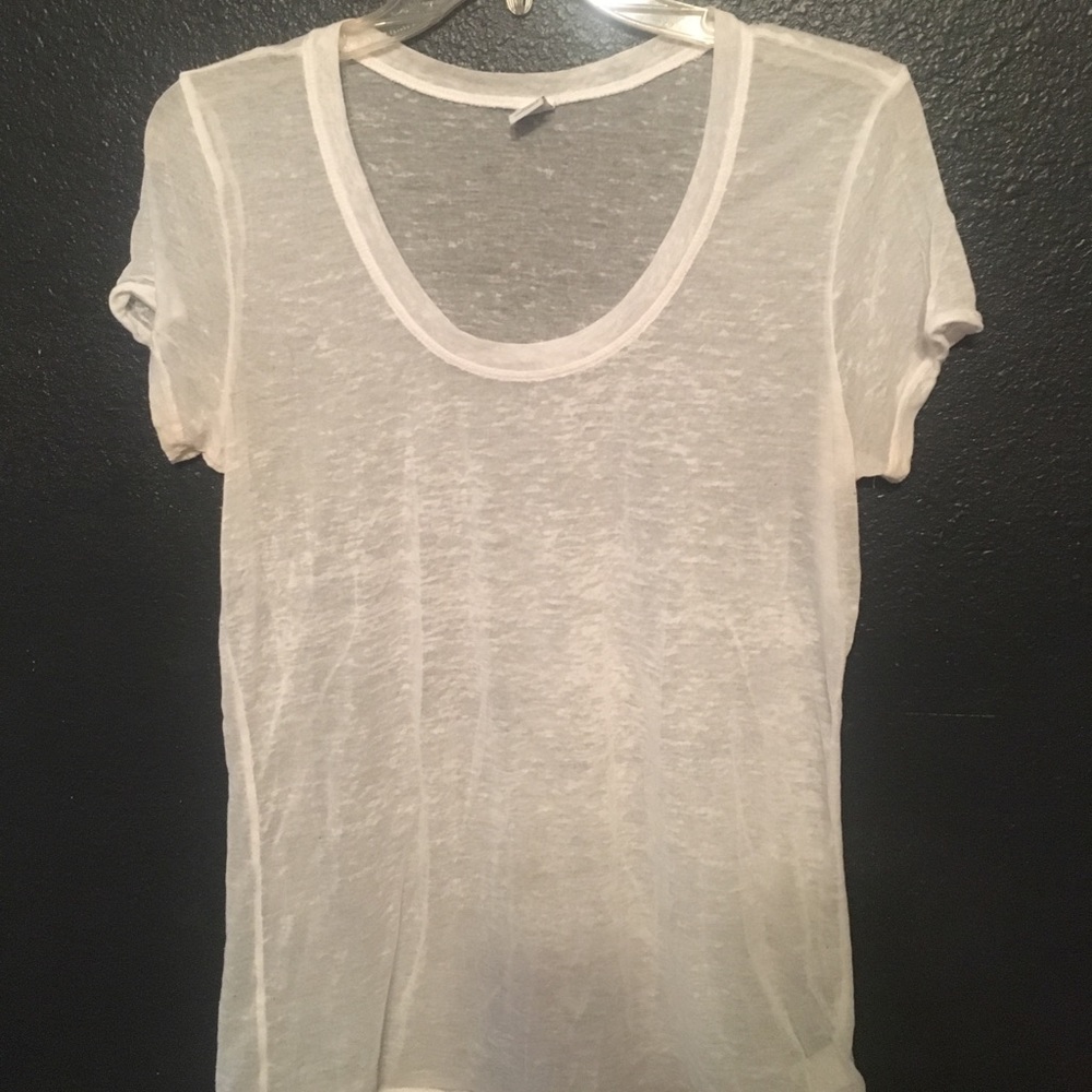 Kirra brand sheer white tee